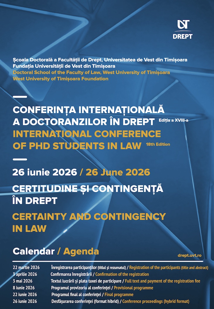 Faculty of Law, West University of Timisoara