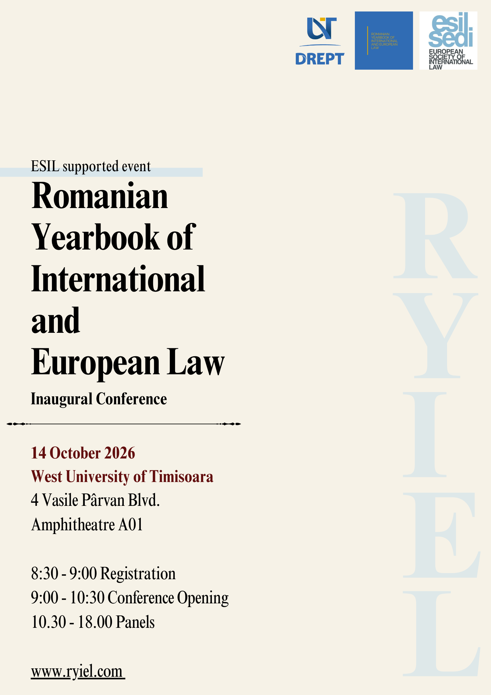Romanian Yearbook of International and European Law